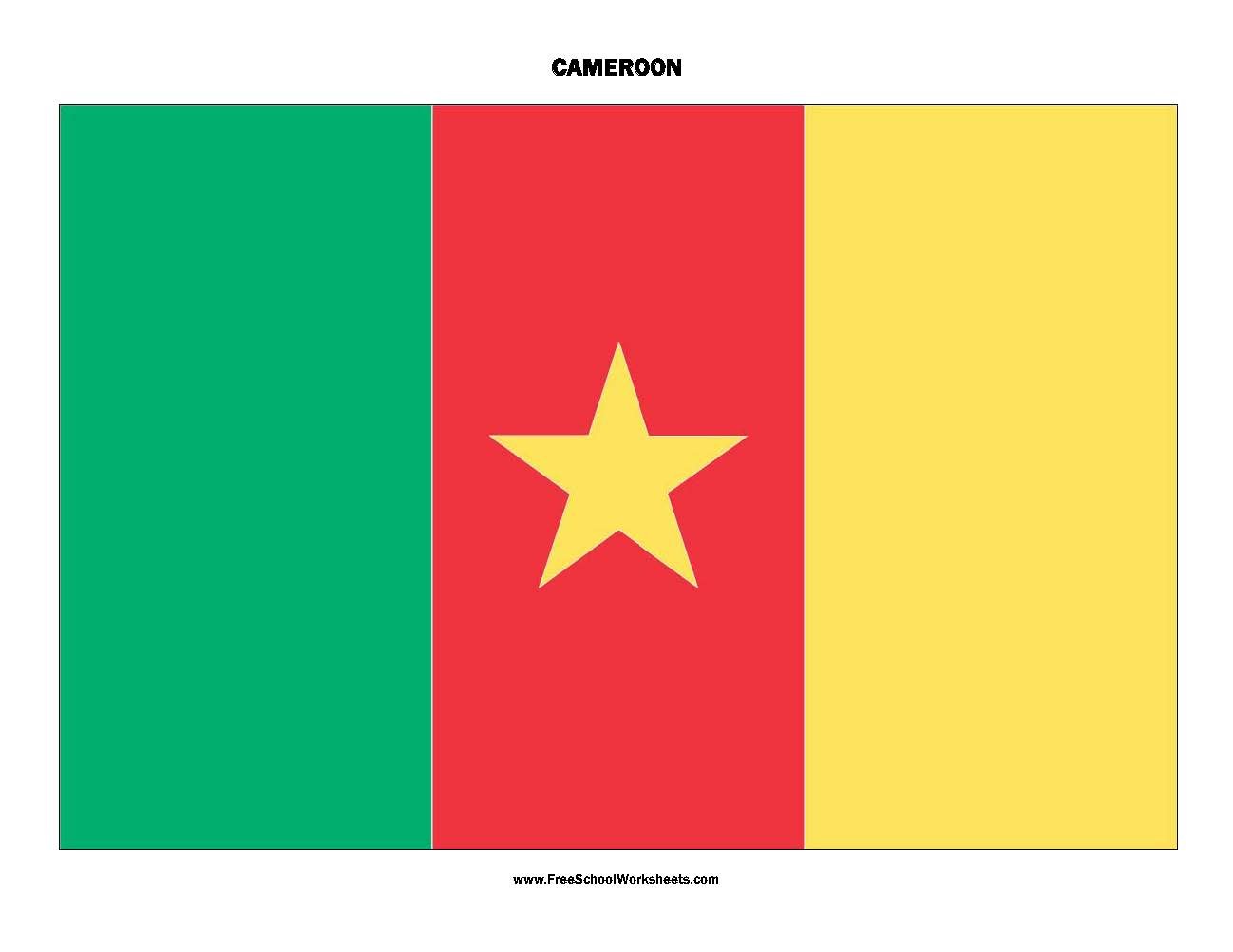 Free Printable Cameroon Flag Free Printable Cameroon Flag