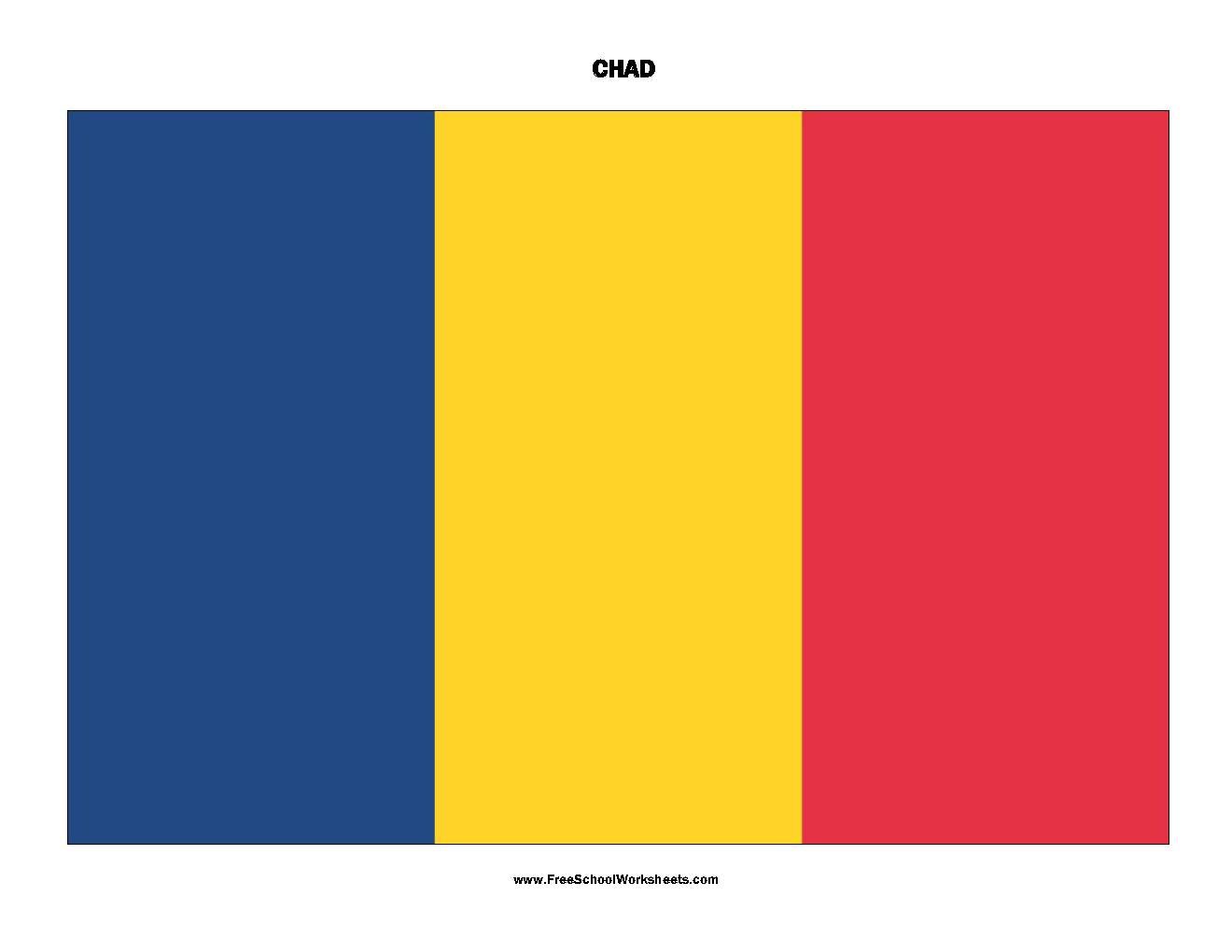 Free Printable Chad Flag Free Printable Chad Flag