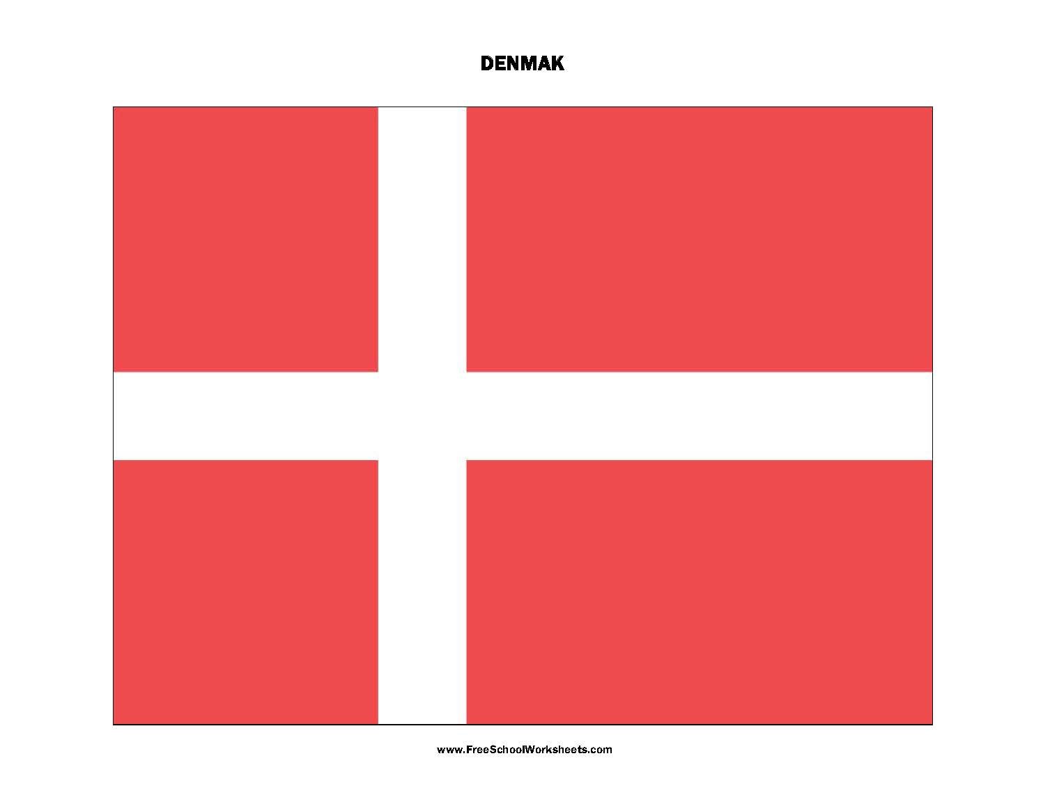 Free Printable Denmark Flag Free Printable Denmark Flag