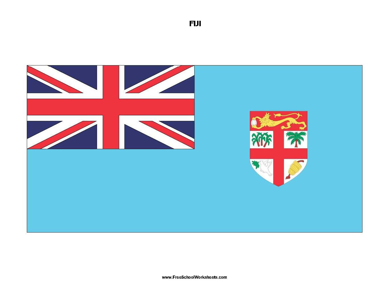 Free Printable Fiji Flag Free Printable Fiji Flag