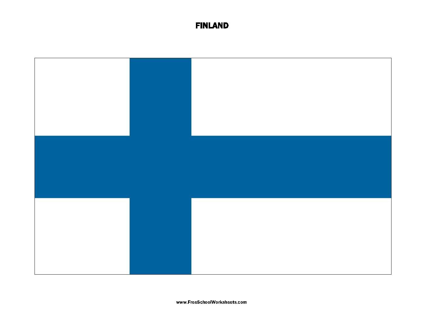 Free Printable Finland Flag Free Printable Finland Flag