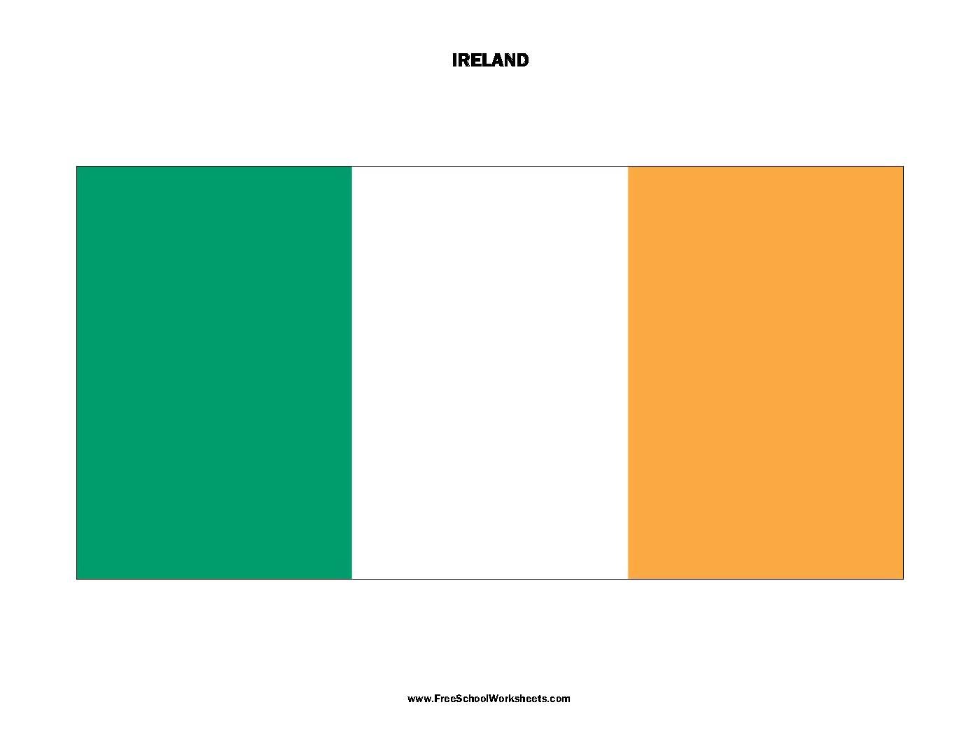 Free Printable Ireland Flag Free Printable Ireland Flag