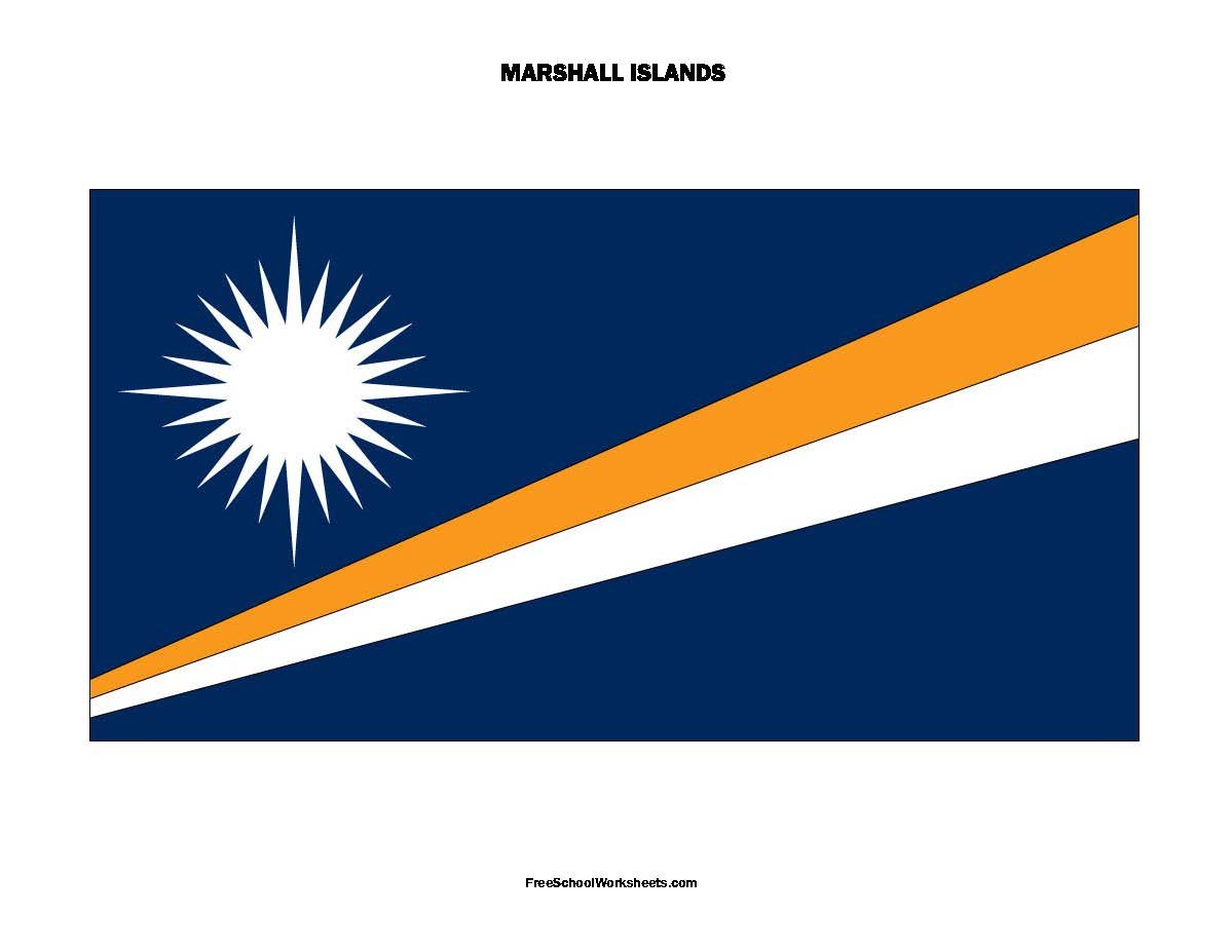 Free Printable Marshall Islands Flag Free Printable Marshall Islands Flag