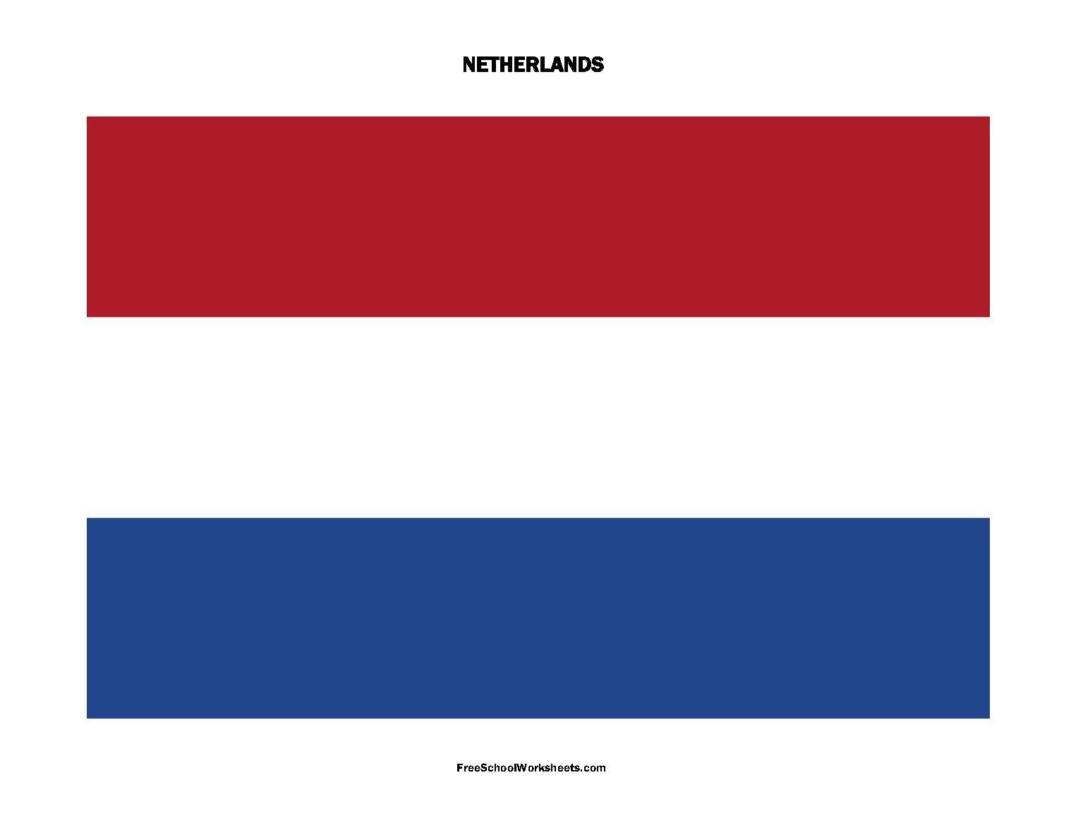 Free Printable Netherlands Flag Free Printable Netherlands Flag