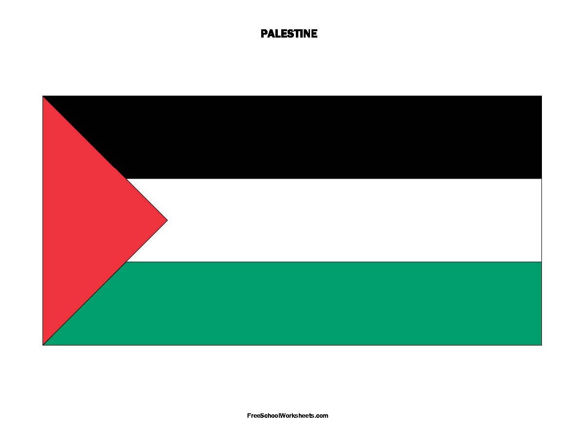 Free Printable Palestine Flag Free Printable Palestine Flag