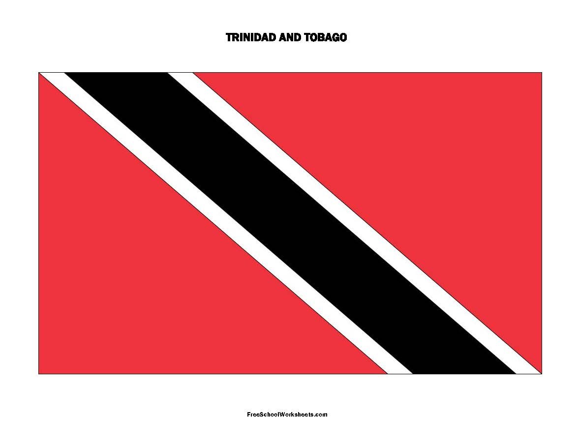 Free Printable Trinidad and Tobago Flag