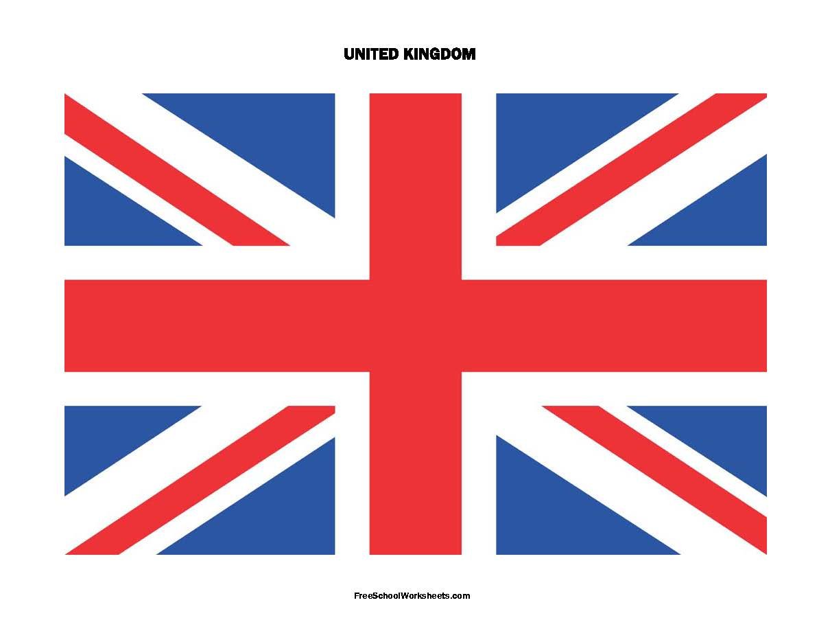 Free Printable United Kingdom Flag