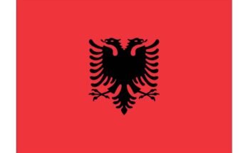 free printable albania flag