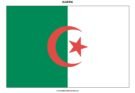 free printable algeria flag