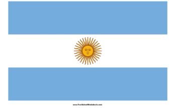 free printable argentina flag