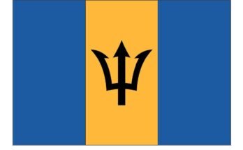 free printable barbados flag