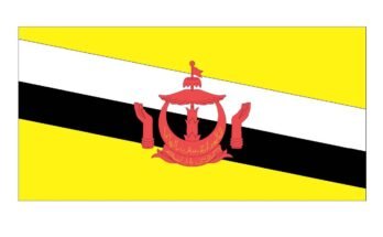 free printable brunei flag