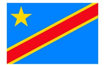 free printable democratic republic of the congo flag