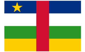 free printable central african republic flag