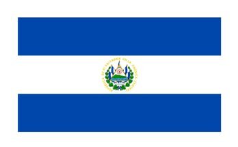free printable el salvador flag