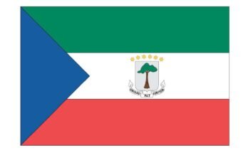 free printable equatorial guinea flag