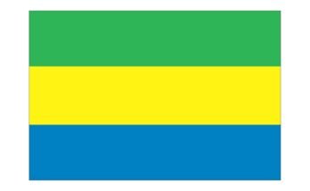 free printable gabon flag