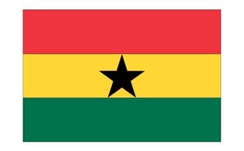 free printable ghana flag
