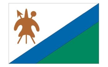 free printable lesotho flag