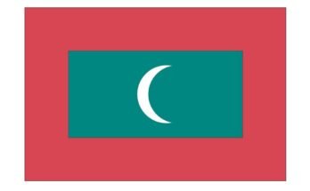 free printable maldives flag