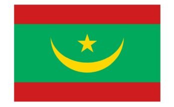 free printable mauritania flag