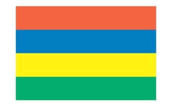 free printable mauritius flag