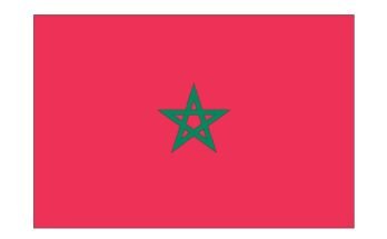free printable morocco flag