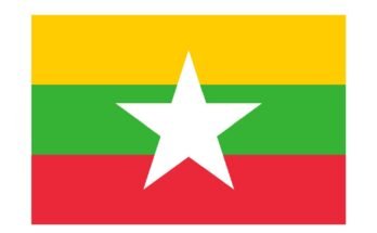 free printable myanmar flag