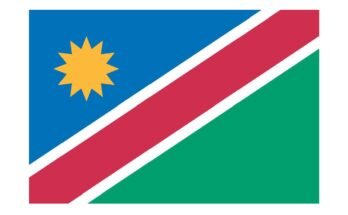 free printable namibia flag