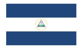 free printable nicaragua flag