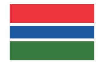 free printable the gambia flag