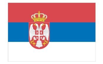 free printable serbia flag