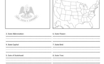 state of louisiana free school worksheet