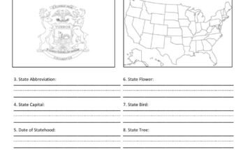 state of michigan free school worksheet