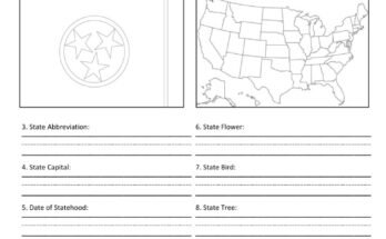 state of tennessee free school worksheet
