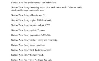 free printable state of new jersey fact sheet